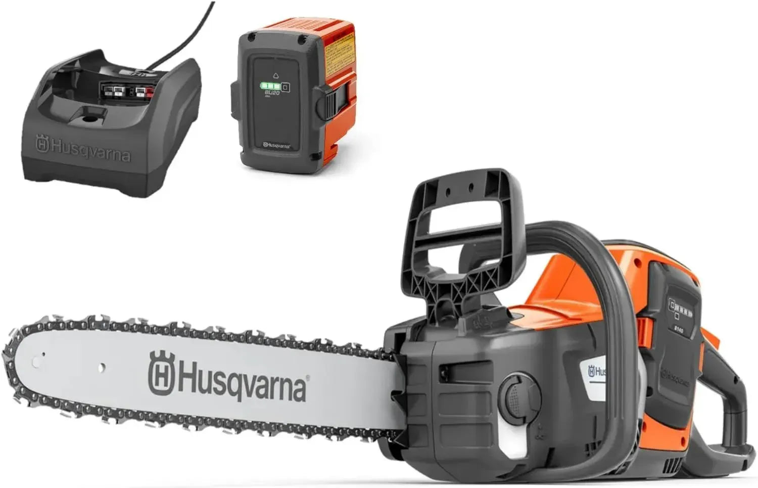 Husqvarna Akku-Kettensäge 240i Set mit BLi20 Akku und 40-C80 Ladegerät